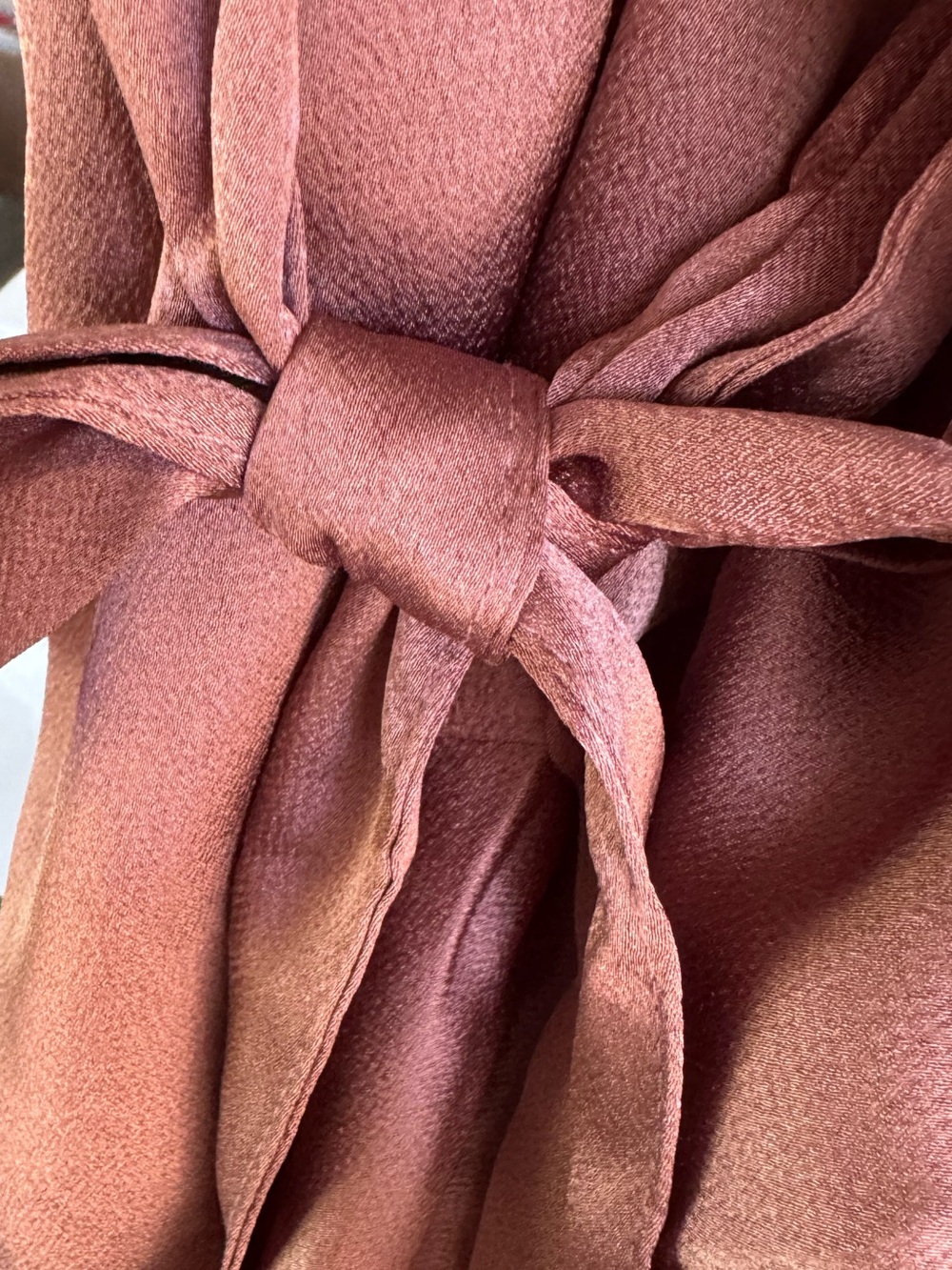 Lascana Satin Midi Dress Tie-Waist Spaghetti-Strap Slip Wrap 10 NWT - Picture 15 of 15